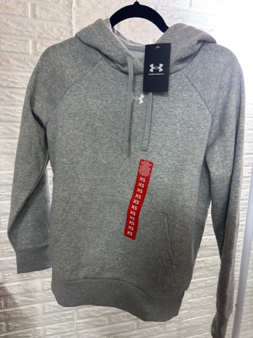 Under Armour Heather Gray Pullover Hoodie